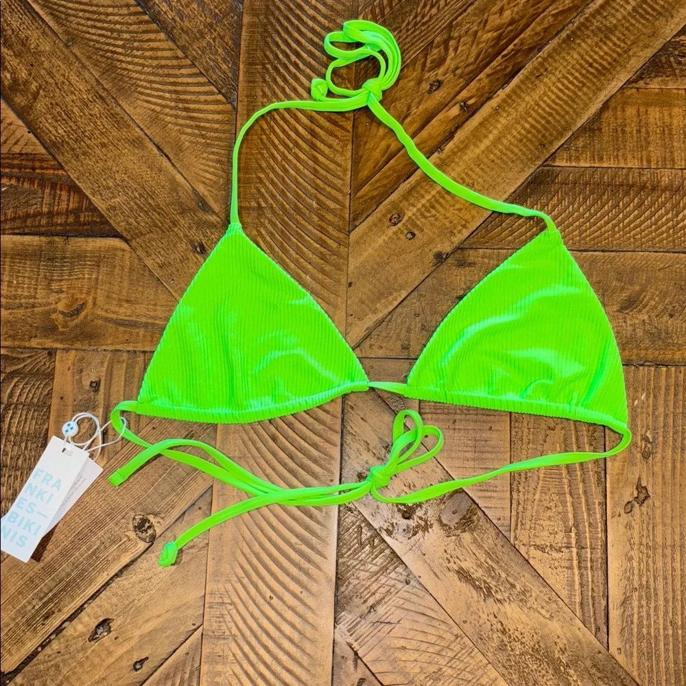 Frankies Bikinis Green Bikini Size L/XL